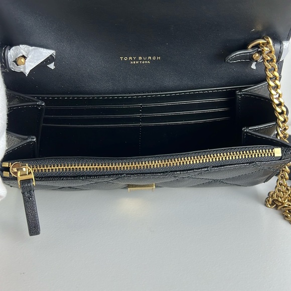 NWT Tory Burch Black Willa wallet on Chain - Picture 8 of 13